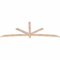 Ekena Millwork Alberta Smooth Timber Gable Bracket, Douglas Fir, 96"W x 36"H x 1 1/2"D x 3 1/2"F, 9/12 Pitch GBW096X36X0204ALB00SDF - alternate 5